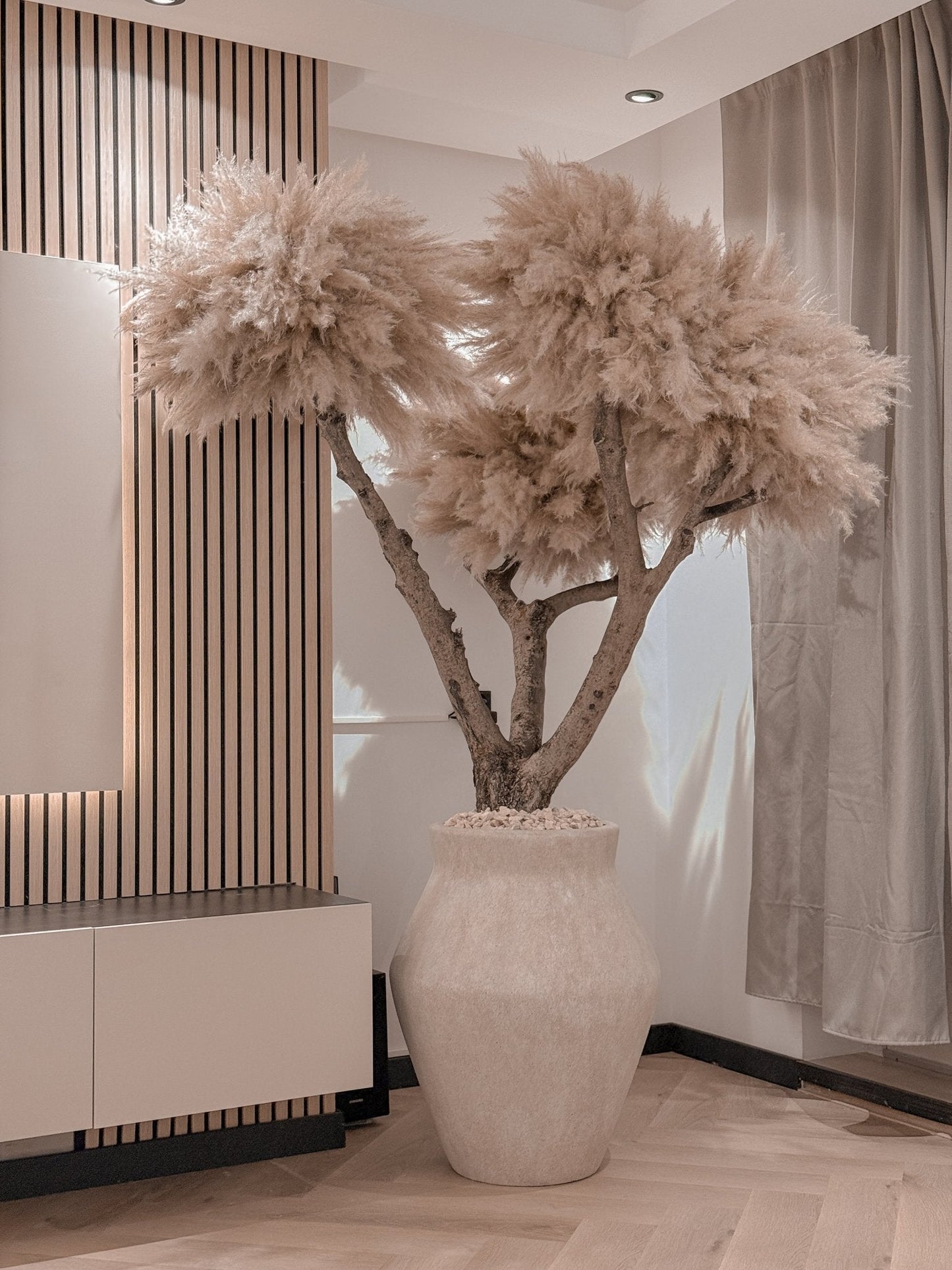 FLEUR D'OLIVIER - HERBE DE LA PAMPAS - DÉCORATION D'INTÉRIEUR
