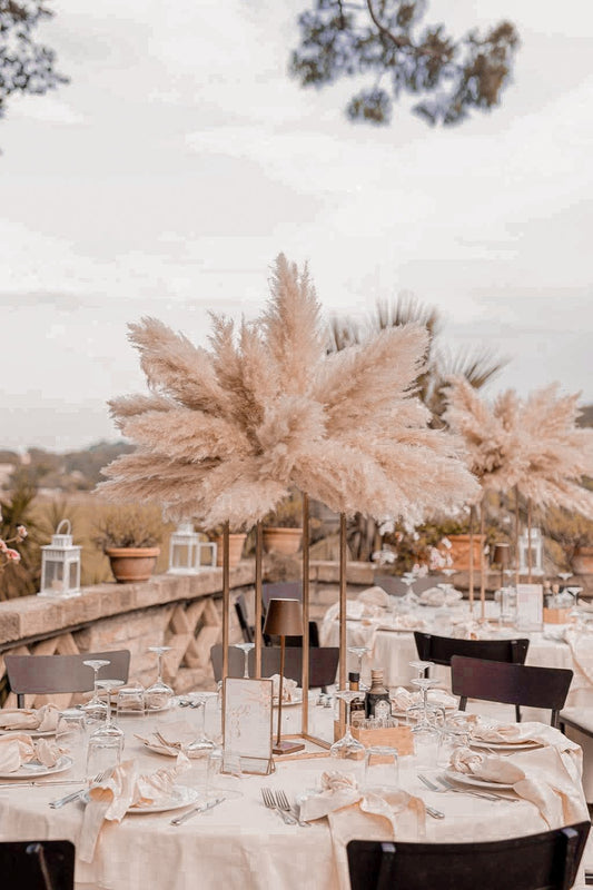 PK-CENTERPIECE - EVENT STYLING - TABLE CENTERPIECE - PAMPAS GRASS